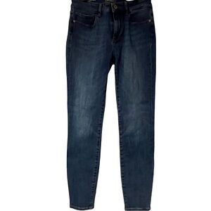 DL1961 Florence Ankle Mid Rise Instasculpt Skinny‎ Blue Denim Jeans, Women's 27